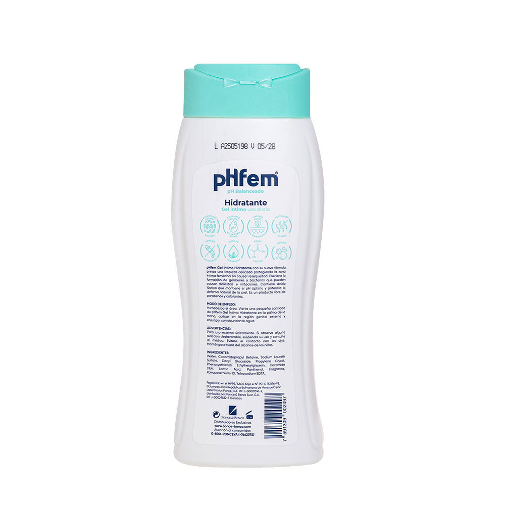 pHfem Gel de Higiene Íntima Hidratante